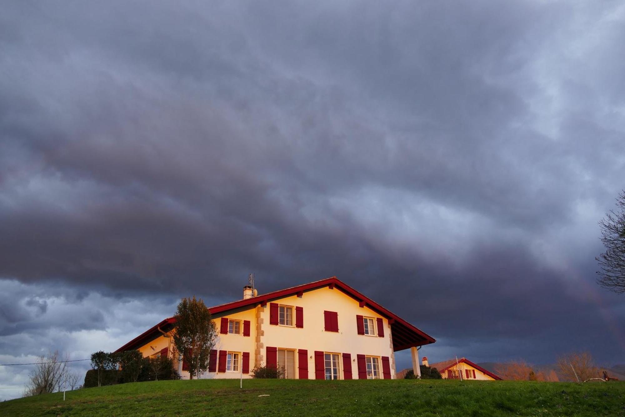 Baskoparadis I Eco-Gites I Calme I Vue I Anes I Jardin I Montagne I Nature Louhossoa Exteriér fotografie
